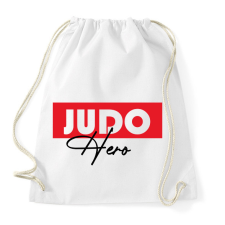 PRINTFASHION Judo hero - Sportzsák, Tornazsák - Fehér tornazsák