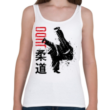 PRINTFASHION Judo küzdősport - Női atléta - Fehér női trikó