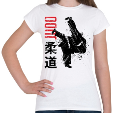 PRINTFASHION Judo küzdősport - Női póló - Fehér