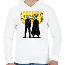 PRINTFASHION Jujustsu Kaisen Satoru Satoru - Férfi kapucnis pulóver - Fehér