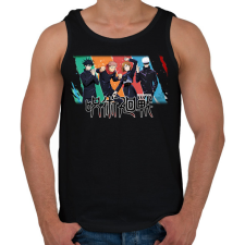 PRINTFASHION Jujutsu Kaisen csapat - Férfi atléta - Fekete atléta, trikó