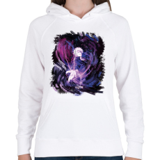 PRINTFASHION Jujutsu Kaisen Gojo Satoru - Női kapucnis pulóver - Fehér