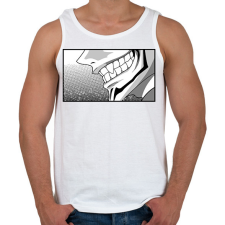 PRINTFASHION Jujutsu Kaisen száj - Férfi atléta - Fehér atléta, trikó