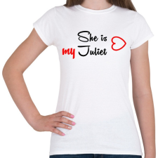 PRINTFASHION Júlia - Női póló - Fehér női póló