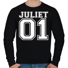 PRINTFASHION Juliet - Férfi pulóver - Fekete