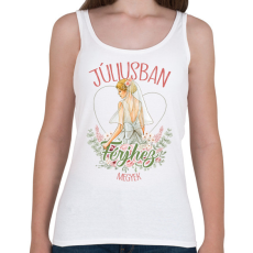 PRINTFASHION Júliusban férjhez megyek - Női atléta - Fehér