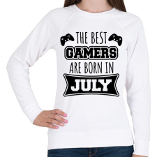 PRINTFASHION Júliusi gamer - Női pulóver - Fehér női pulóver, kardigán