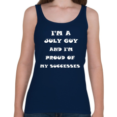 PRINTFASHION Júliusi vagyok és büszke vagyok a sikereimre - Női atléta - Sötétkék