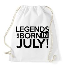 PRINTFASHION July - Sportzsák, Tornazsák - Fehér tornazsák