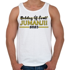 PRINTFASHION Jumanji - 2023 - Férfi atléta - Fehér atléta, trikó