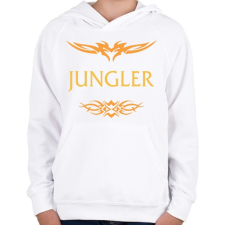 PRINTFASHION Jungler - Gyerek kapucnis pulóver - Fehér gyerek pulóver, kardigán