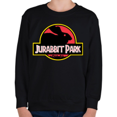 PRINTFASHION Jurabbit Park - Gyerek pulóver - Fekete