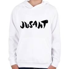 PRINTFASHION Jusant - black - Gyerek kapucnis pulóver - Fehér gyerek pulóver, kardigán