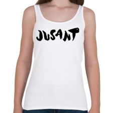 PRINTFASHION Jusant - black - Női atléta - Fehér női trikó