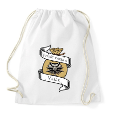 PRINTFASHION Jussát várja a Vaják - Witcher - Sportzsák, Tornazsák - Fehér tornazsák