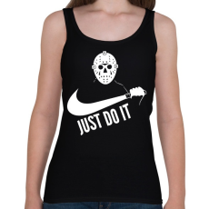 PRINTFASHION Just do it halloween 1 white - Női atléta - Fekete