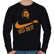 PRINTFASHION Just do it halloween 2 - Férfi pulóver - Fekete férfi pulóver, kardigán