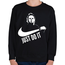 PRINTFASHION Just do it halloween 2 white - Gyerek pulóver - Fekete gyerek pulóver, kardigán