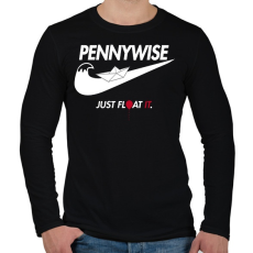 PRINTFASHION Just FLOAT it! - Férfi hosszú ujjú póló - Fekete