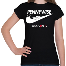 PRINTFASHION Just FLOAT it! - Női póló - Fekete női póló