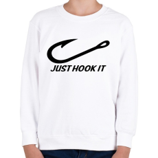 PRINTFASHION Just hook it 2 - Gyerek pulóver - Fehér
