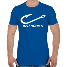 PRINTFASHION Just hook it - Férfi póló - Királykék férfi póló