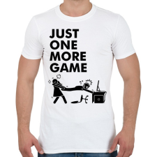 PRINTFASHION Just one more game  - Férfi póló - Fehér férfi póló
