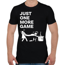 PRINTFASHION Just one more game - Férfi póló - Fekete férfi póló