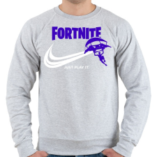 PRINTFASHION Just Play It!  - Férfi pulóver - Sport szürke férfi pulóver, kardigán