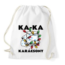 PRINTFASHION KA-KA KARÁCSONY - Sportzsák, Tornazsák - Fehér tornazsák