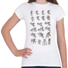 PRINTFASHION Kabóca - Női póló - Fehér női póló