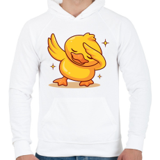 PRINTFASHION kacsa - Férfi kapucnis pulóver - Fehér