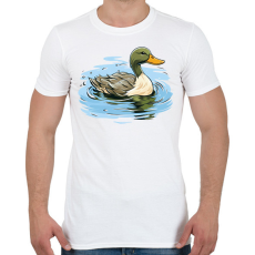 PRINTFASHION Kacsa - Férfi póló - Fehér