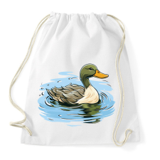 PRINTFASHION Kacsa - Sportzsák, Tornazsák - Fehér tornazsák