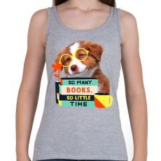 PRINTFASHION Kacsavadász retriever kutya könyvekkel - Női atléta - Sport szürke