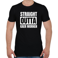 PRINTFASHION KAER MORHEN - Férfi póló - Fekete férfi póló