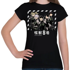 PRINTFASHION Kaiju no.8 - Női póló - Fekete női póló
