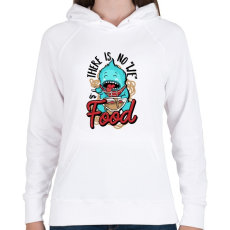 PRINTFASHION Kaja - Női kapucnis pulóver - Fehér