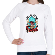 PRINTFASHION Kaja - Női pulóver - Fehér női pulóver, kardigán