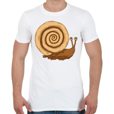 PRINTFASHION Kakaós csiga - Férfi póló - Fehér férfi póló