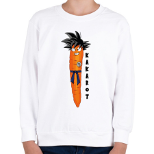 PRINTFASHION Kakarot - Gyerek pulóver - Fehér gyerek pulóver, kardigán