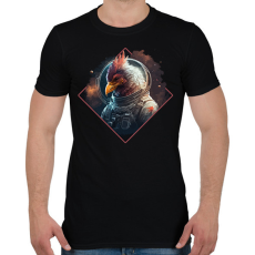 PRINTFASHION Kakas az űrben - Férfi póló - Fekete