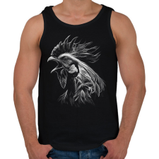 PRINTFASHION Kakas - Férfi atléta - Fekete atléta, trikó