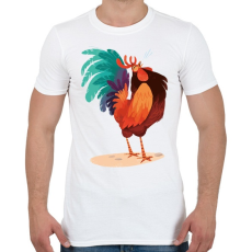 PRINTFASHION Kakas - Férfi póló - Fehér