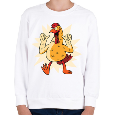PRINTFASHION Kakas - Gyerek pulóver - Fehér