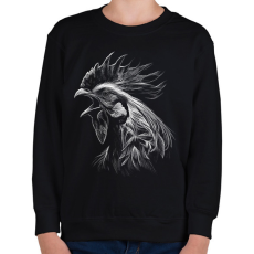 PRINTFASHION Kakas - Gyerek pulóver - Fekete