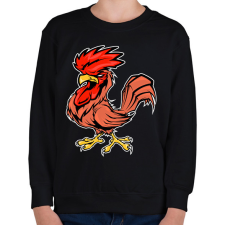 PRINTFASHION Kakas - Gyerek pulóver - Fekete gyerek pulóver, kardigán