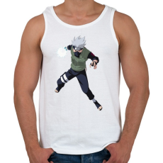 PRINTFASHION Kakashi - Férfi atléta - Fehér