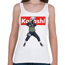 PRINTFASHION Kakashi Hatake - Női atléta - Fehér női trikó