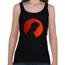 PRINTFASHION Kakashi - Női atléta - Fekete női trikó